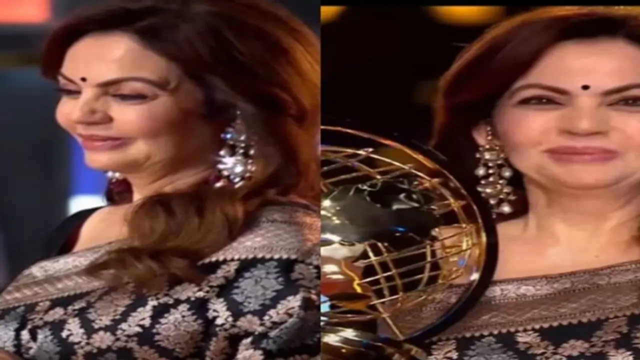 71st Miss World Finale: Nita Ambani receives 'Miss Humanitarian' award