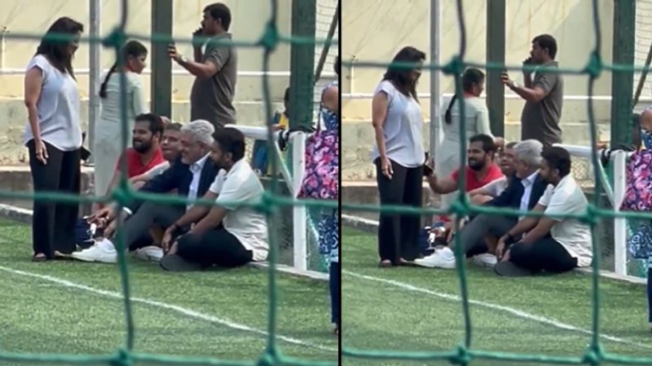 ఫుట్ బాల్ గ్రౌండ్ లో అజిత్, సర్జరీ తర్వాత మొదటిసారి కనిపించిన స్టార్ హీరో..