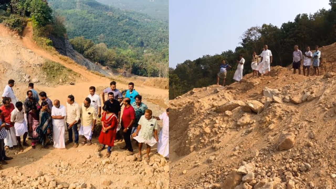 മഴ പെയ്യരുതേ എന്ന പ്രാര്‍ത്ഥനയിൽ നാട്ടുകാർ; തലക്ക് മുകളിലുള്ളത് 'ഉരുൾപൊട്ടൽ' ഭീഷണി ഉയര്‍ത്തുന്ന മണ്‍തിട്ടകൾ
