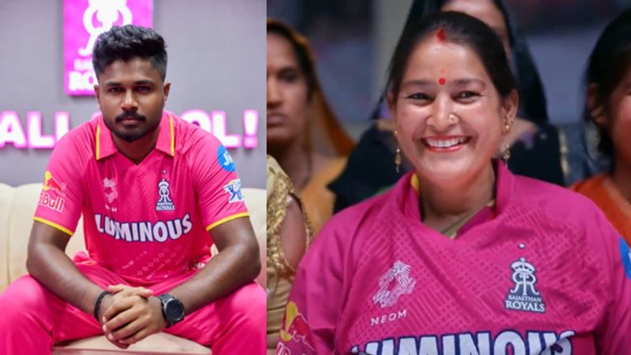 സഞ്ജുപ്പടയ്ക്ക് സ്പെഷ്യല് പിങ്ക് ജേഴ്സി, നിറയെ വരകളും കുറികളും; ഓരോന്നിനും സവിശേഷ അര്ഥം സഞ്ജുപ്പടയ്ക്ക് സ്പെഷ്യല് പിങ്ക് ജേഴ്സി, നിറയെ വരകളും കുറികളും; ഓരോന്നിനും സവിശേഷ അര്ഥം