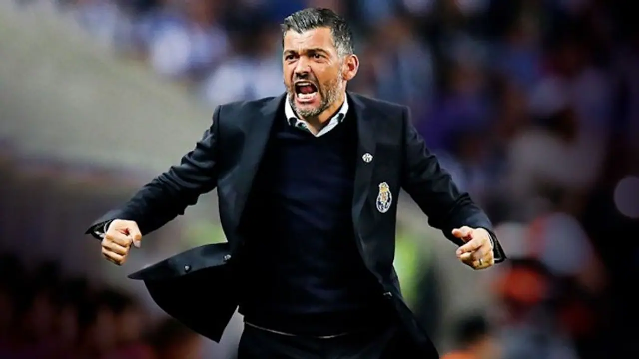 Porto manager Sergio Conceicao accuses Mikel Arteta of insulting his family in fiery Champions League clash