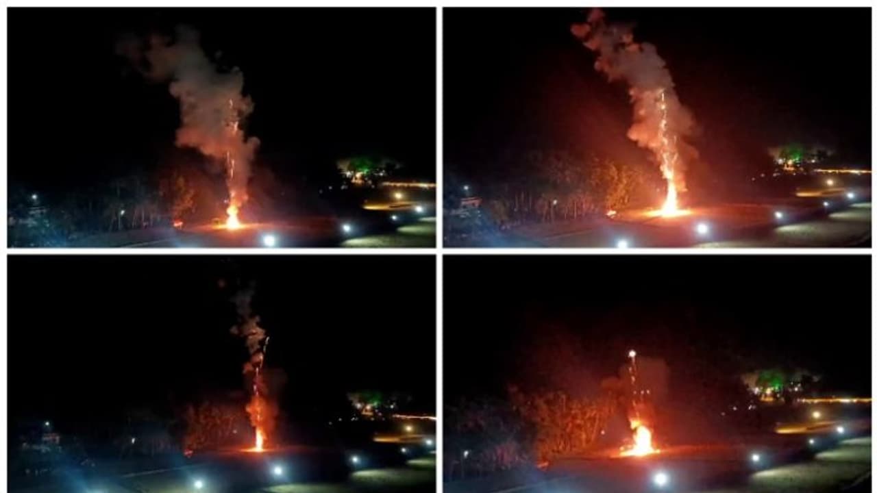 ചങ്ങരംകുളത്ത് ക്ഷേത്ര ഉത്സവത്തിൽ അനുമതിയില്ലാതെ വെടിക്കെട്ട്; ക്ഷേത്ര ഭാരവാഹികൾക്കെതിരെ കേസ് 