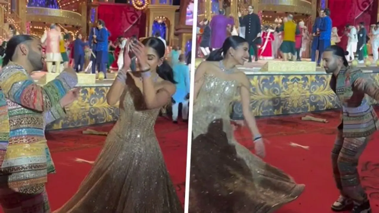 Radhika Merchant does garba with Orry in UNSEEN video from Jamnagar festivities [WATCH]