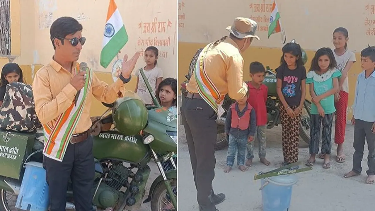 देश को स्वच्छ बनाने का जुनून: 8 साल शहर से गांव तक...कचरा उठाकर ऐसे जागरूक करते हैं राजस्थान के विष्‍णु भारतेश