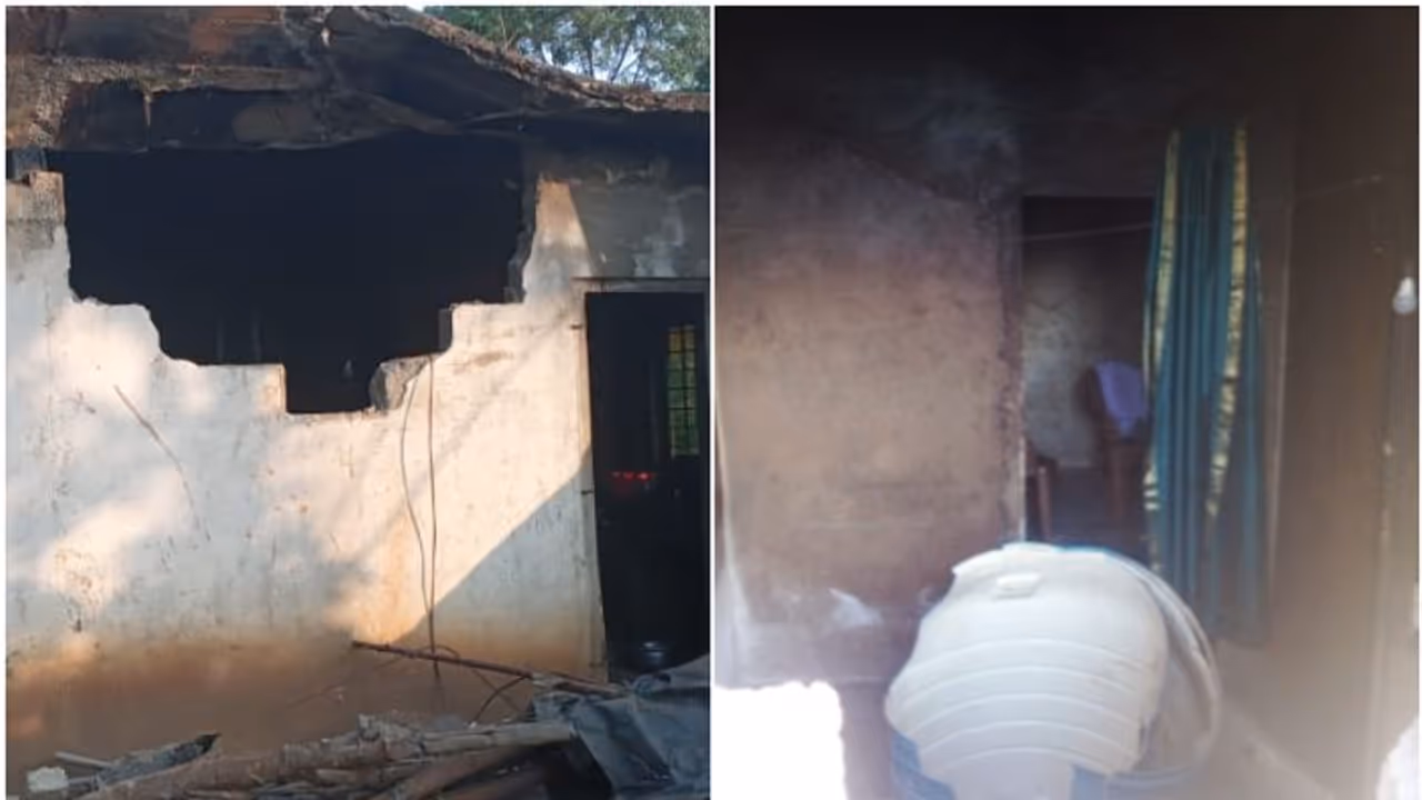 ചിന്നക്കനാലിൽ അരിക്കൊമ്പനില്ല, പക്ഷേ ആക്രമണത്തിന് കുറവില്ല, വള്ളംമുങ്ങി മരിച്ചയാളുടെ വീട് ചക്കക്കൊമ്പൻ തകർത്തു ചിന്നക്കനാലിൽ അരിക്കൊമ്പനില്ല, പക്ഷേ ആക്രമണത്തിന് കുറവില്ല, വള്ളംമുങ്ങി മരിച്ചയാളുടെ വീട് ചക്കക്കൊമ്പൻ തകർത്തു