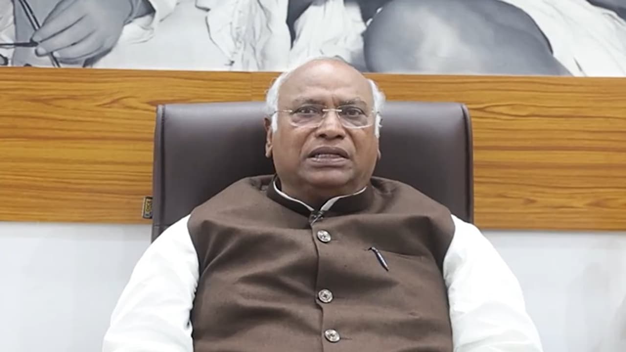 Mallikarjun Kharge seeks suspension of business in Rajya Sabha, demand JPC probe on Adani allegations
