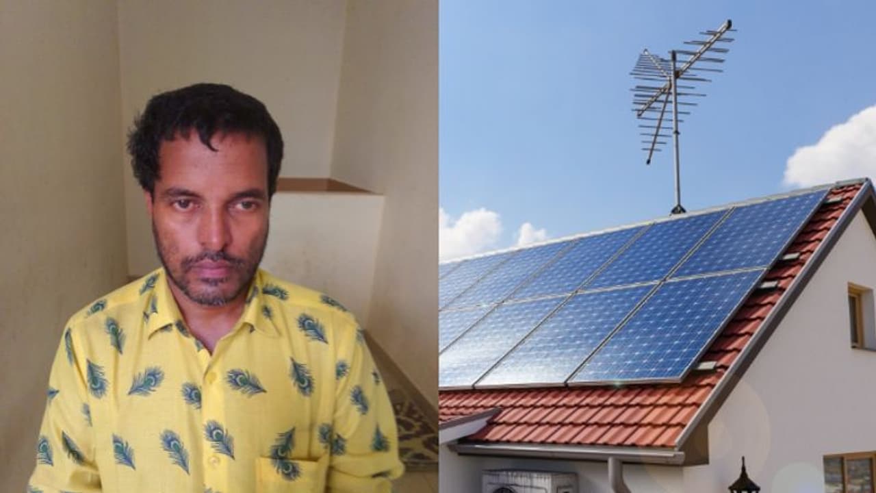 ബൾബൊന്നും കത്തുന്നില്ല, പരിശോധിച്ചപ്പോൾ സോളാര്‍ പാനലുകൾ അപ്രത്യക്ഷം; മോഷണം പഞ്ചായത്ത് കെട്ടിടത്തിൽ, അറസ്റ്റ്