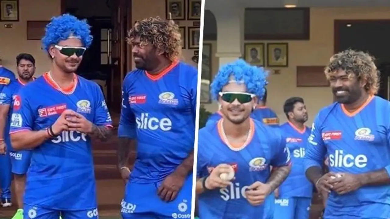 IPL 2024: Ishan Kishan mimics Malinga's bowling action during Mumbai Indians practice (WATCH)