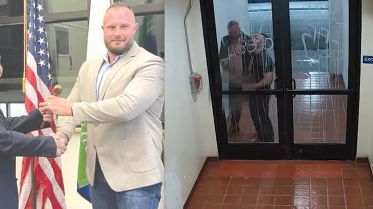 Southern California town council member resigns amid controversial video of urinating on LGBTQ nightclub door Southern California town council member resigns amid controversial video of urinating on LGBTQ nightclub door