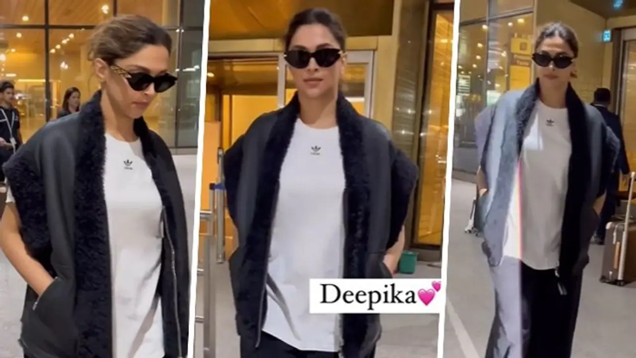 Deepika Padukone radiated pregnancy glow in chic airport look [WATCH]
