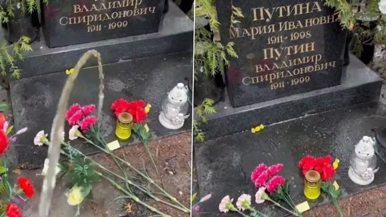 Viral Video: ರಷ್ಯಾ ಅಧ್ಯಕ್ಷ ವ್ಲಾಡಿಮಿರ್‌ ಪುಟಿನ್‌ ಪಾಲಕರ ಸಮಾಧಿಯ ಮೇಲೆ ಮೂತ್ರ ಹೊಯ್ದ ಅನಾಮಿಕ ವ್ಯಕ್ತಿ!