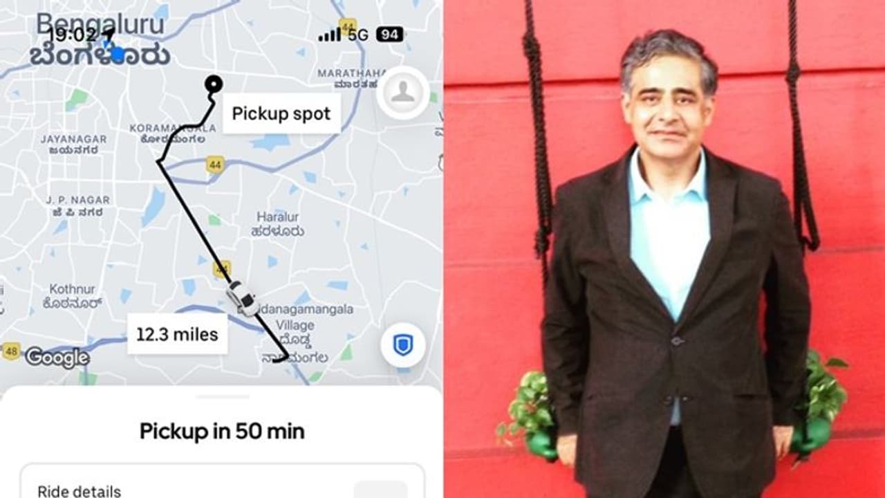 ಬೆಂಗಳೂರು ಏರ್‌ಪೋರ್ಟ್‌ನಿಂದ ಕ್ಯಾಬ್‌ ಬುಕ್‌, 50 ನಿಮಿಷ ವೇಟಿಂಗ್‌ ಟೈಮ್‌ ಕಂಡು ಕಂಗಾಲಾದ ಪ್ರಯಾಣಿಕ!