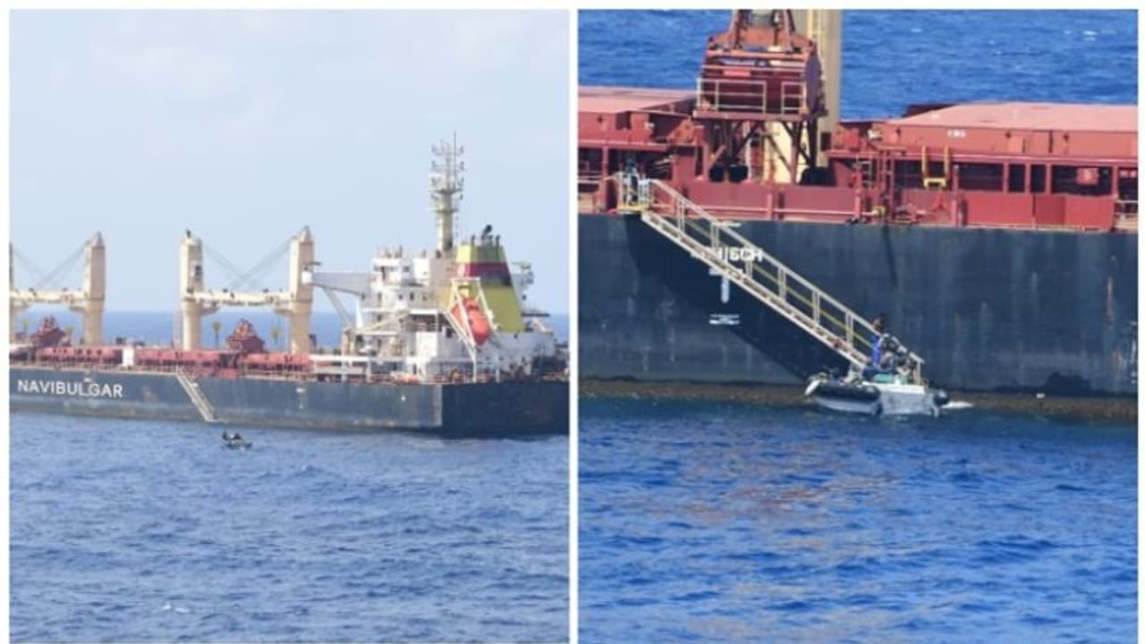 40 മണിക്കൂർ നീണ്ട ദൗത്യം; സൊമാലിയൻ കടൽക്കൊള്ളക്കാരിൽ നിന്ന് കപ്പൽ മോചിപ്പിച്ച് ഇന്ത്യൻ നാവിക സേന