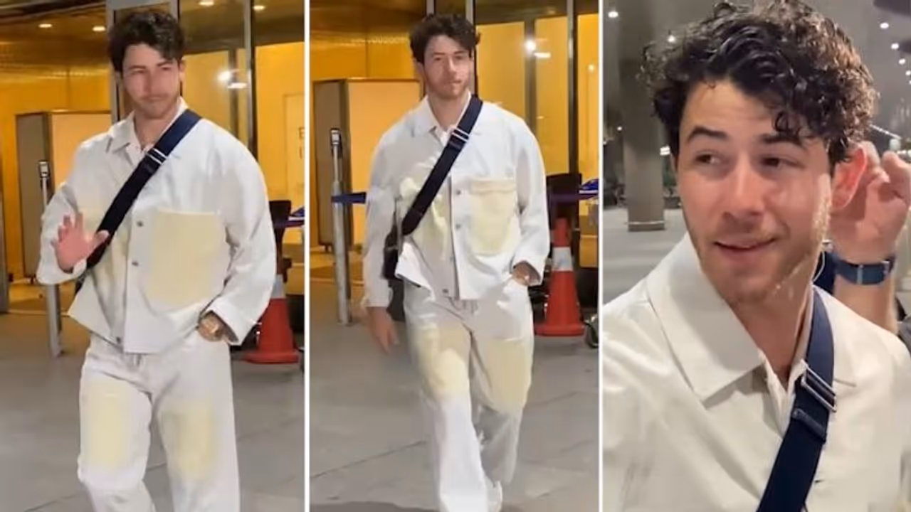 Nick Jonas lands in Mumbai to be with his family; Priyanka Chopra, Malti are currently in India Nick Jonas lands in Mumbai to be with his family; Priyanka Chopra, Malti are currently in India