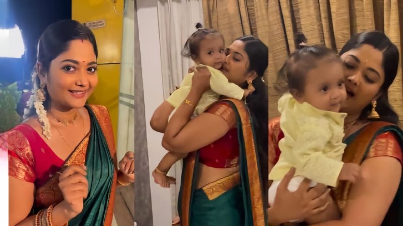 കുഞ്ഞിനെ കാണാൻ ഓടിയെത്തി കല്യാണിയമ്മ, വൈറലായി വീഡിയോ