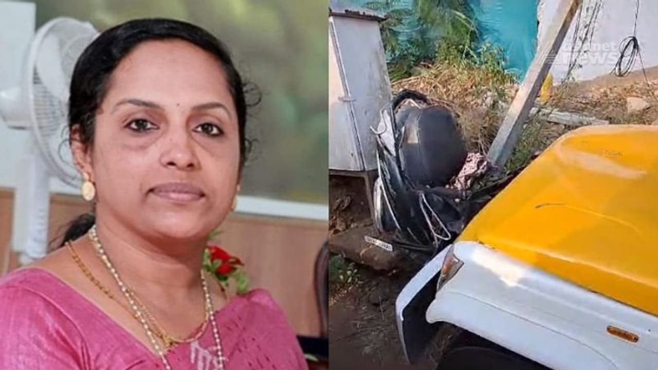 പിക്കപ്പ് വാൻ സ്കൂട്ടറിൽ ഇടിച്ച് സ്ത്രീക്ക് ദാരുണാന്ത്യം, സംഭവം ചാലക്കുടിയിൽ പിക്കപ്പ് വാൻ സ്കൂട്ടറിൽ ഇടിച്ച് സ്ത്രീക്ക് ദാരുണാന്ത്യം, സംഭവം ചാലക്കുടിയിൽ