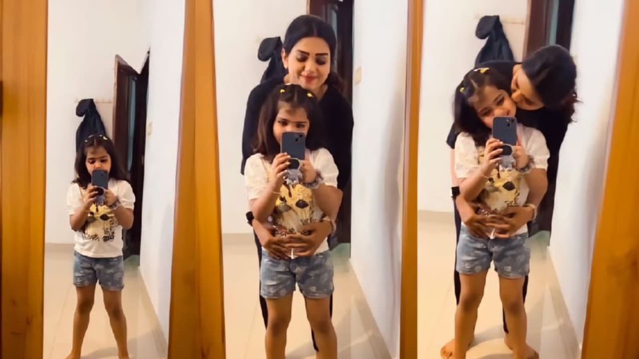 'ഒറ്റയ്ക്ക് റീലെടുക്കാനും സമ്മതിക്കില്ല', മകള്‍ക്കൊപ്പമുള്ള റീല്‍ പങ്കുവച്ച് ലക്ഷ്മി പ്രമോദ്