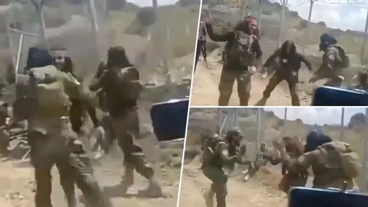 Viral Video: Taliban militants perform Pashtun dance along Afghanistan Pakistan border amid tensions (WATCH)