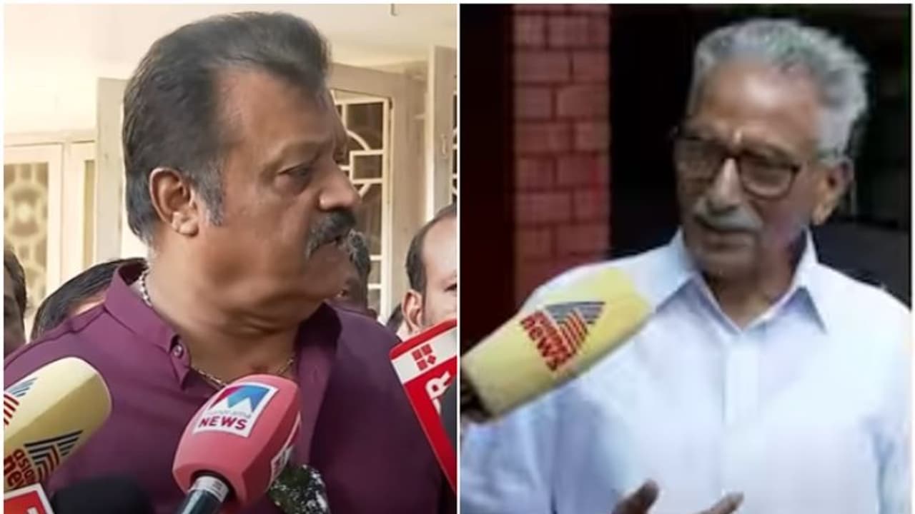 തേറമ്പിലിന്‍റെ വീട്ടിലെത്തി അമ്പരപ്പിച്ച് സുരേഷ് ഗോപി, തേറമ്പിലിന്‍റെ പരസ്യ മറുപടി! 'ലക്ഷ്യം യുഡിഎഫ് വിജയം'