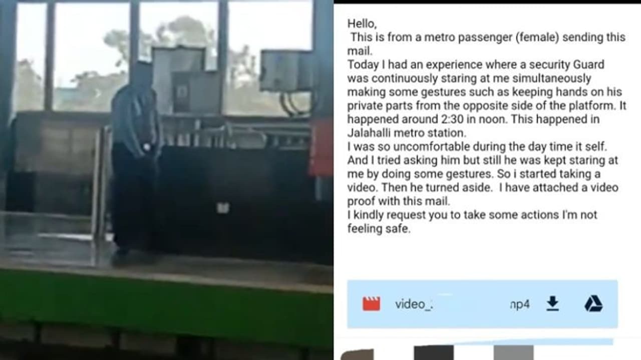 Bengaluru: Woman alleges misconduct by Namma Metro staff, urges swift police action Bengaluru: Woman alleges misconduct by Namma Metro staff, urges swift police action