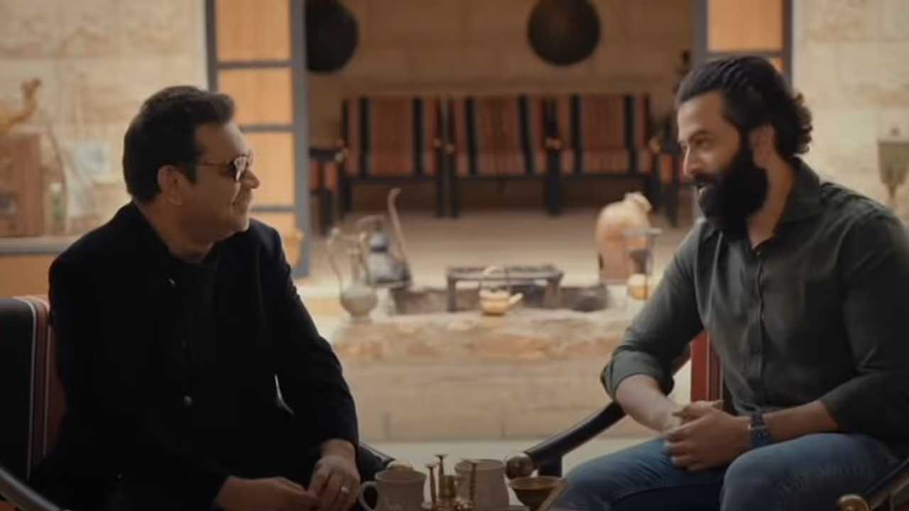 തിരക്കിലായിട്ടും ബ്ലെസിയോട് 'യെസ്' പറയാതിരിക്കാന്‍ പറ്റില്ലായിരുന്നു; പൃഥ്വിയോട് എആര്‍ റഹ്മാന്‍