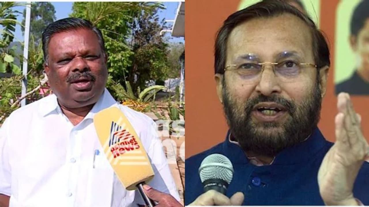 എസ് രാജേന്ദ്രൻ വന്നത് ബിജെപിയില്‍ ചേരുന്ന കാര്യത്തിനല്ല, തൊഴിലാളി പ്രശ്നങ്ങൾ ചർച്ച ചെയ്യാനെന്ന് ജാവദേക്കര്‍