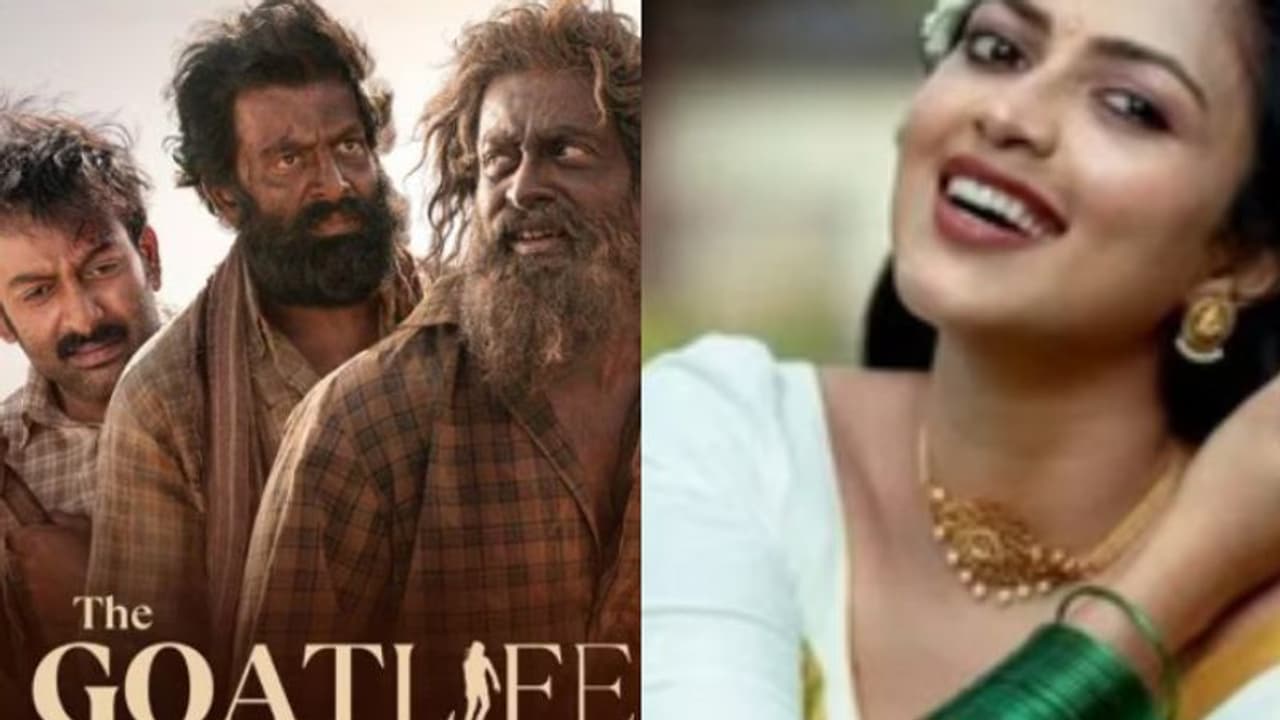 'ആടുജീവിതത്തില് നായകൻ പൃഥ്വിരാജിനെ എങ്ങനെയുണ്ട്?', ചിത്രത്തിലെ നായിക അമലാ പോളിന്റെ പ്രതികരണം 'ആടുജീവിതത്തില് നായകൻ പൃഥ്വിരാജിനെ എങ്ങനെയുണ്ട്?', ചിത്രത്തിലെ നായിക അമലാ പോളിന്റെ പ്രതികരണം