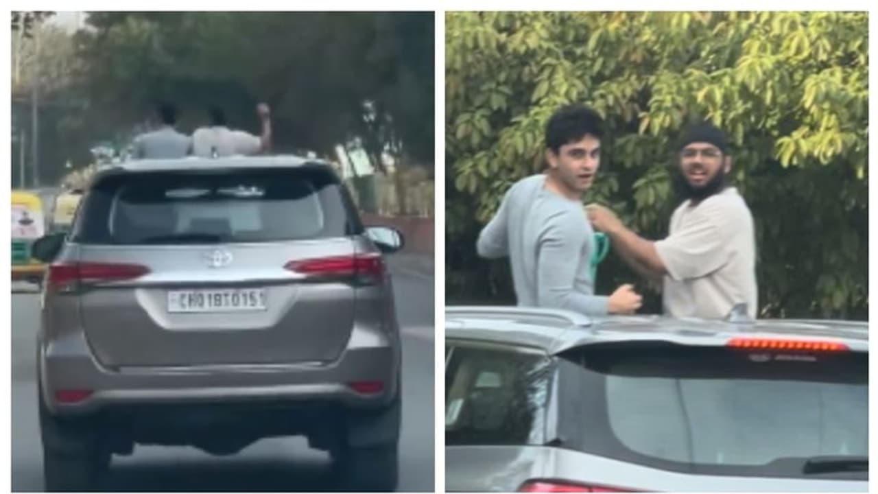 പിടിച്ച് അകത്തിടണം സാറേ... എന്ന് സോഷ്യൽ മീഡിയ; കണ്ട ഭാവം നടിക്കാതെ ദില്ലി പോലീസ്; യുവാക്കളുടെ ഹോളി ആഘോഷം വൈറൽ