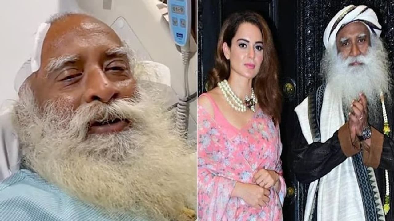 'I felt God has collapsed', says Kangana Ranaut after Sadhguru undergoes brain surgery