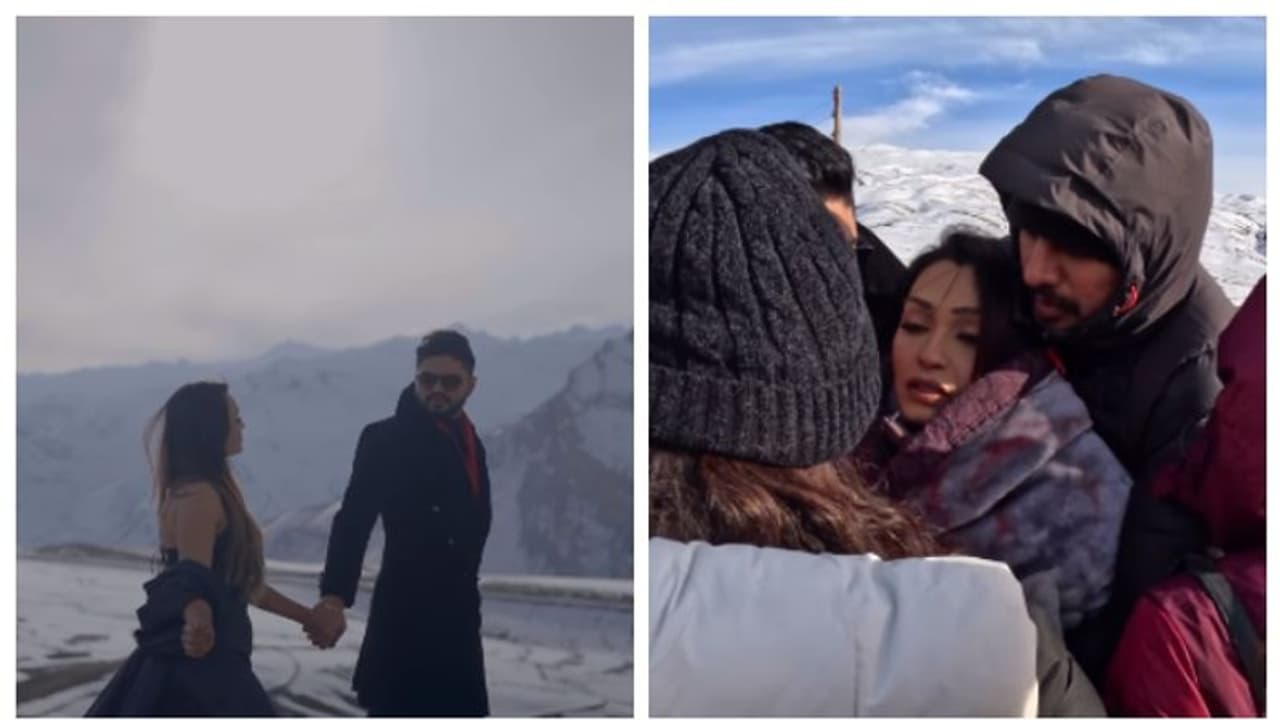 'കോടമഞ്ഞിന്‍ താഴ്വാരയില്‍...'; ഹിമാലയത്തിലെ പ്രീ വെഡ്ഡിംഗ് ഷൂട്ടിനെ ട്രോളി കൊന്ന് സോഷ്യല്‍ മീഡിയ 