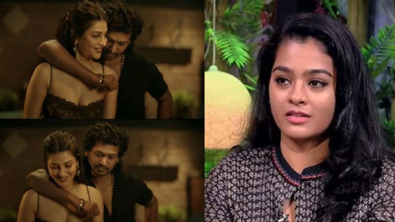 'എന്താണിത് ലോകേഷ്?': ശ്രുതി ഹാസനുമായുള്ള മ്യൂസിക് വീഡിയോ ടീസര് ഇറങ്ങിയ പിന്നാലെ ചോദ്യവുമായി ഗായത്രി.! 'എന്താണിത് ലോകേഷ്?': ശ്രുതി ഹാസനുമായുള്ള മ്യൂസിക് വീഡിയോ ടീസര് ഇറങ്ങിയ പിന്നാലെ ചോദ്യവുമായി ഗായത്രി.!