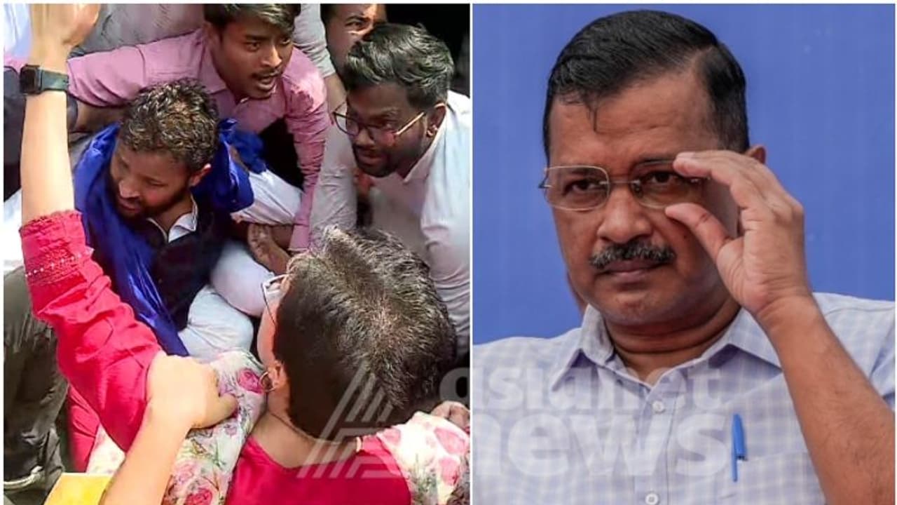 അരവിന്ദ് കെജ്രിവാളിന്‍റെ അറസ്റ്റ്; റോഡിൽ കിടന്ന് പ്രതിഷേധിച്ച് പ്രവര്‍ത്തകർ, രാജ്യതലസ്ഥാനത്ത് സംഘർഷം, അറസ്റ്റ്