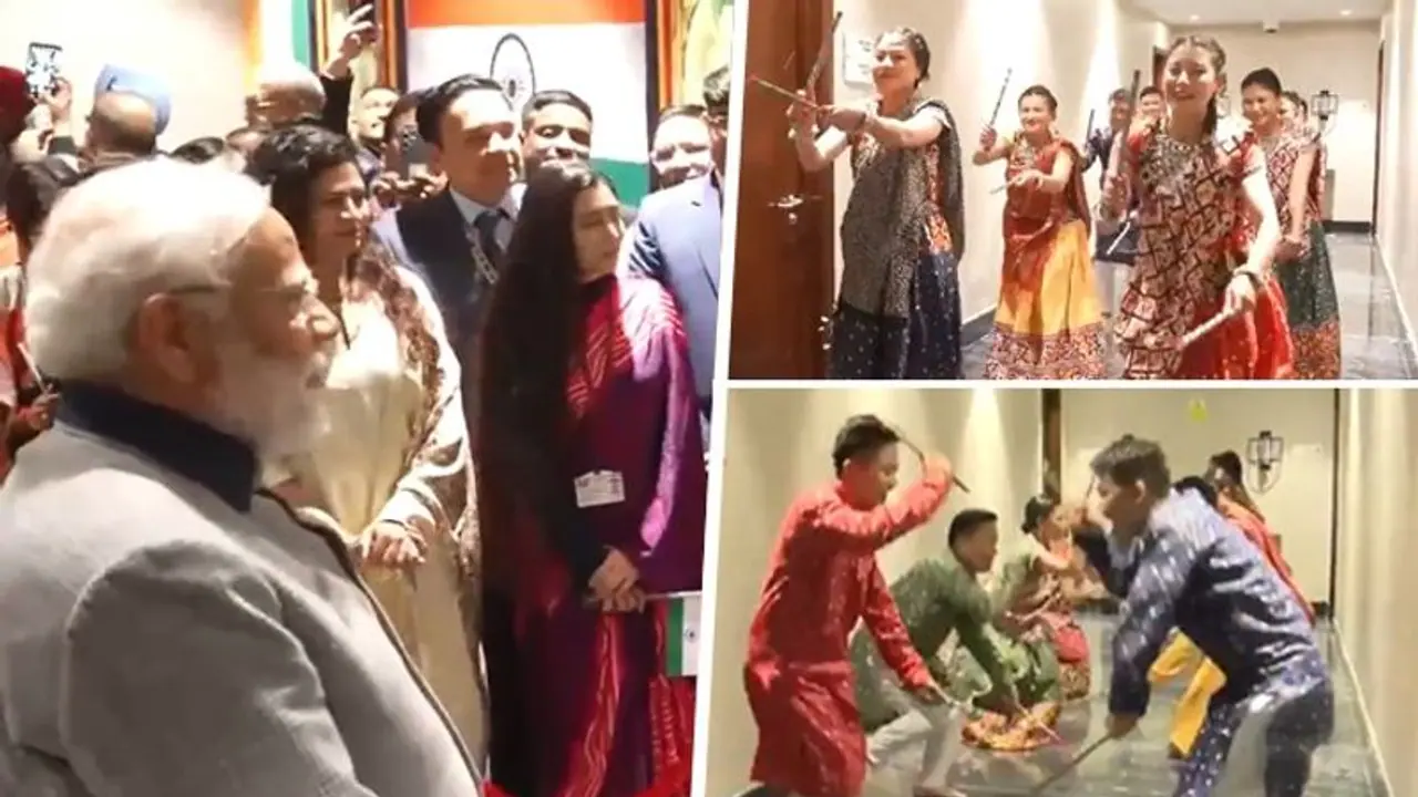 Bhutanese youngsters perform on Garba song written by PM Modi to welcome him (WATCH)