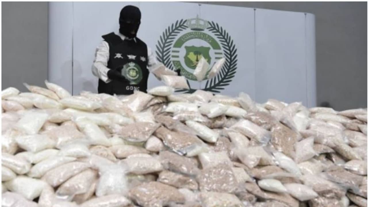 'വാര് ഓണ് ഡ്രഗ്സ്'; 22000 കിലോ ഹാഷിഷും 174 കിലോ കൊക്കെയ്നും ലഹരി ഗുളികകളും, സൗദിയിൽ വന് ലഹരിമരുന്ന് വേട്ട 'വാര് ഓണ് ഡ്രഗ്സ്'; 22000 കിലോ ഹാഷിഷും 174 കിലോ കൊക്കെയ്നും ലഹരി ഗുളികകളും, സൗദിയിൽ വന് ലഹരിമരുന്ന് വേട്ട