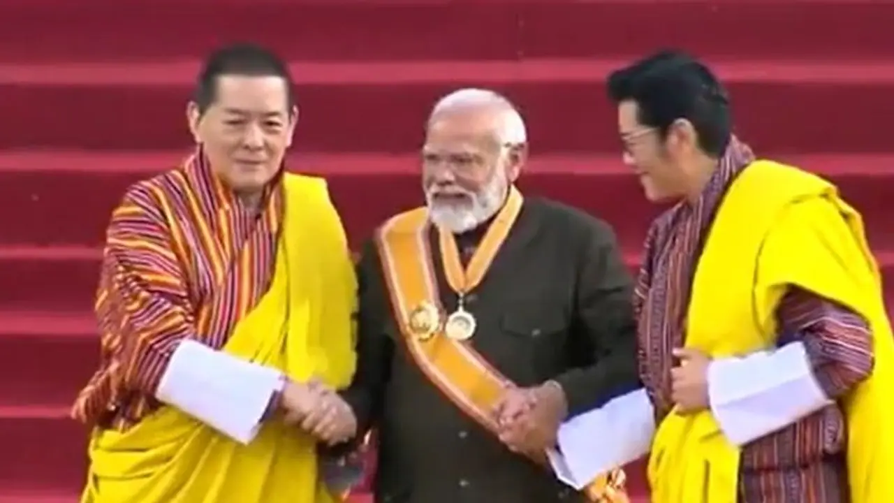 Bhutan's highest civilian award for PM Modi: Citation calls him outstanding embodiment of leadership (WATCH) Bhutan's highest civilian award for PM Modi: Citation calls him outstanding embodiment of leadership (WATCH)