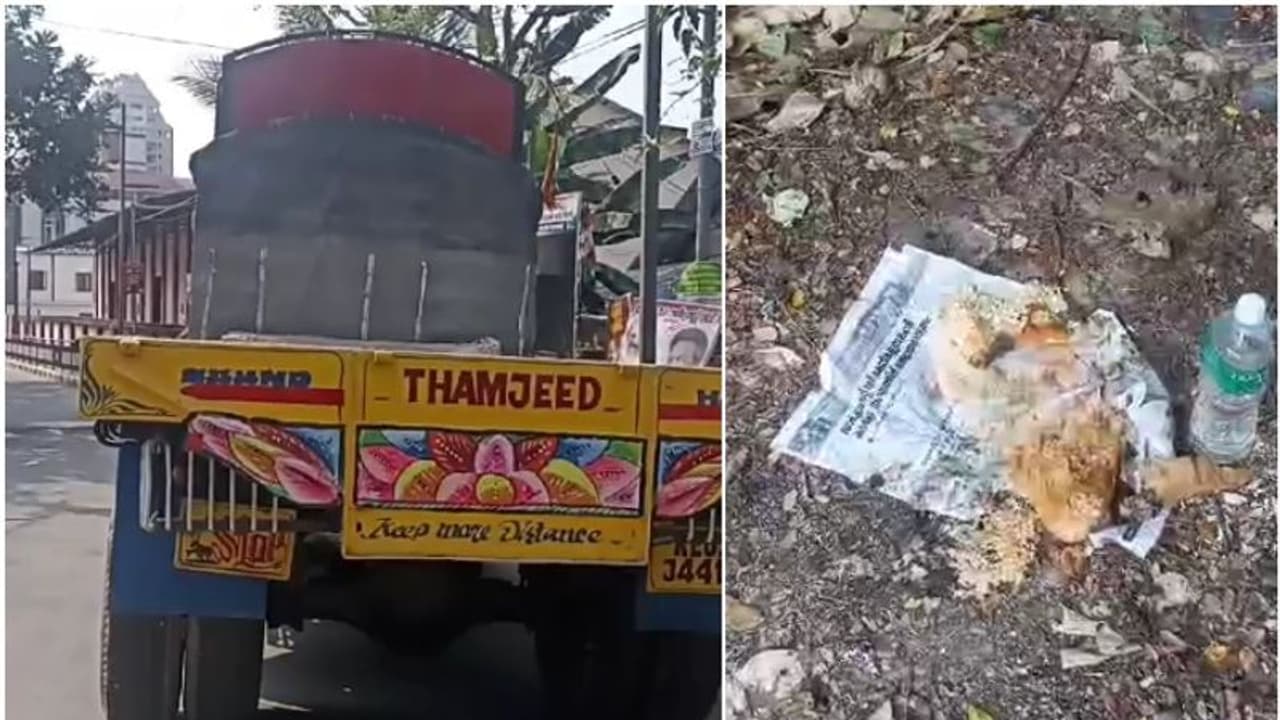 പിറകില്‍ ആളിരിക്കുന്നത് അറിയാതെ ലോറിയെടുത്തു; ഭക്ഷണം കഴിച്ചുകൊണ്ടിരിക്കെ അജ്ഞാതന് ദാരുണാന്ത്യം