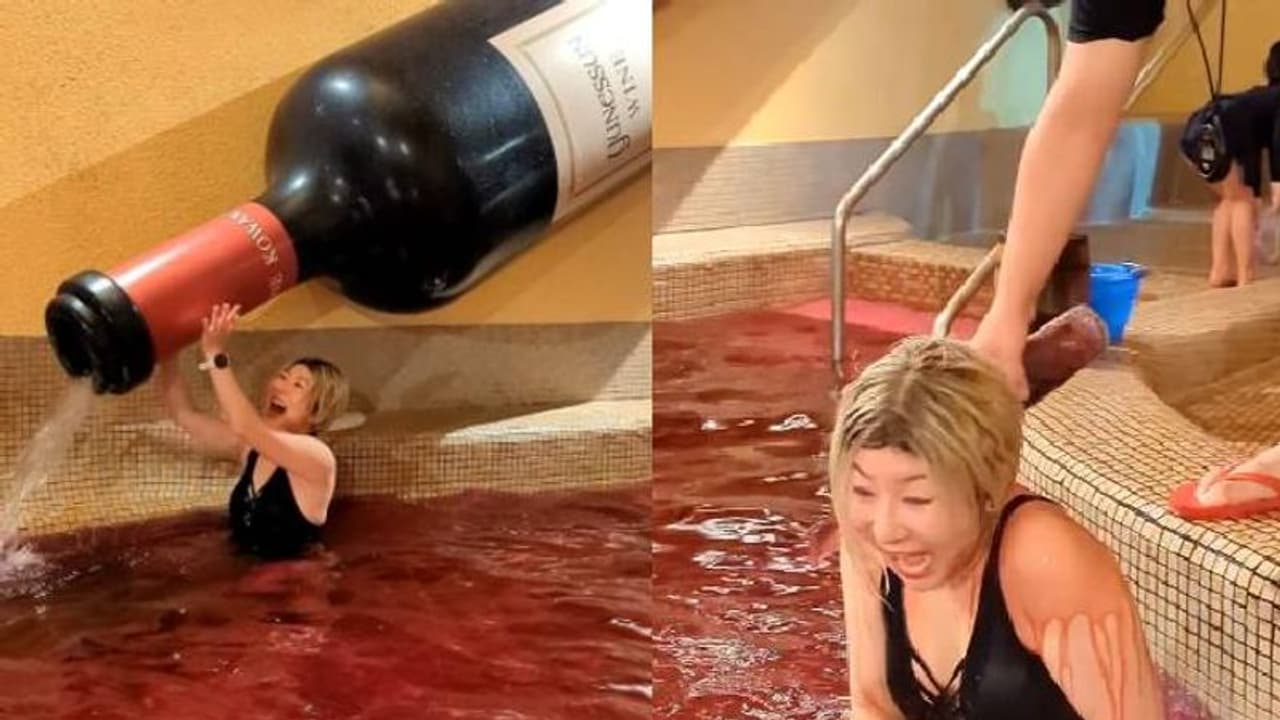 ആരായാലും കൊതിച്ചുപോകും; കുടിക്കാൻ മാത്രമല്ല, കുളിക്കാനും വൈൻ ആരായാലും കൊതിച്ചുപോകും; കുടിക്കാൻ മാത്രമല്ല, കുളിക്കാനും വൈൻ