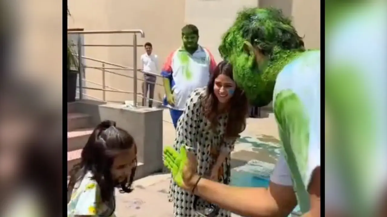 IPL 2024: Mumbai Indians' Holi celebrations amidst opener defeat (WATCH) IPL 2024: Mumbai Indians' Holi celebrations amidst opener defeat (WATCH)