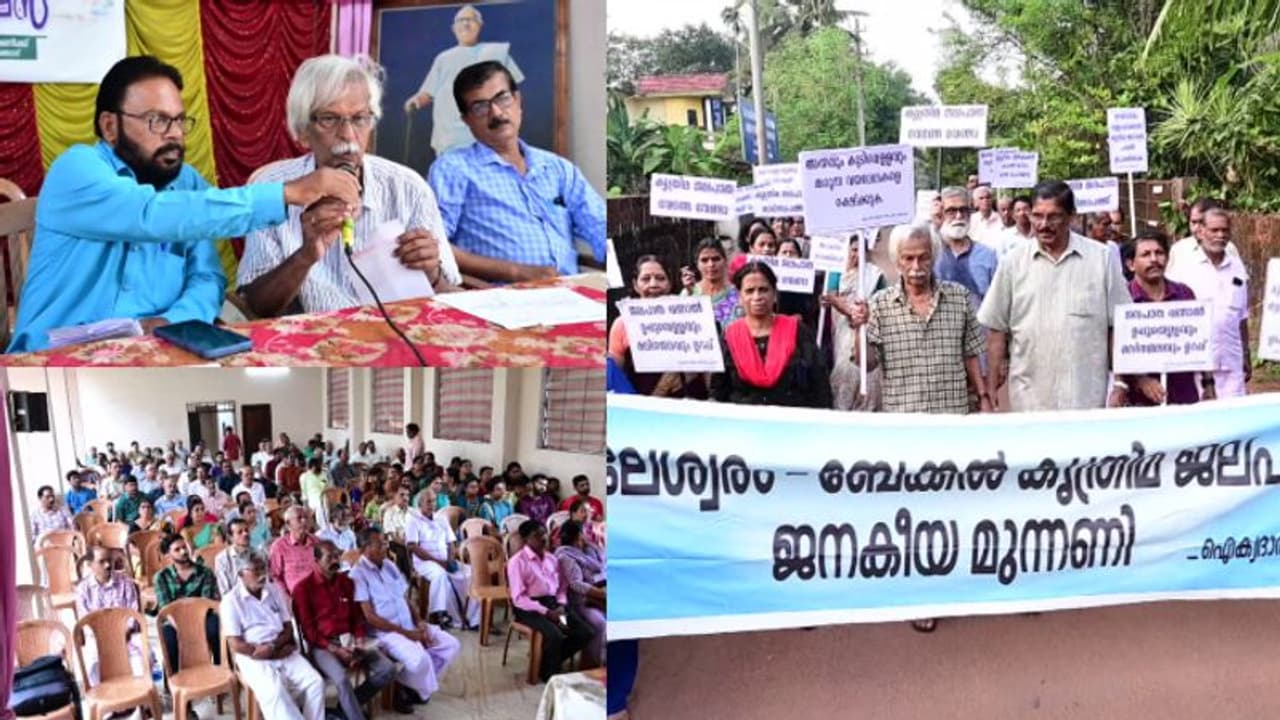 കോവളം ബേക്കൽ ജലപാത: കാഞ്ഞങ്ങാട് കൃത്രിമ കനാലിനെതിരെ വീണ്ടും പ്രതിഷേധം, ഉപ്പുവെള്ളം നിറയുമെന്ന് പരാതി