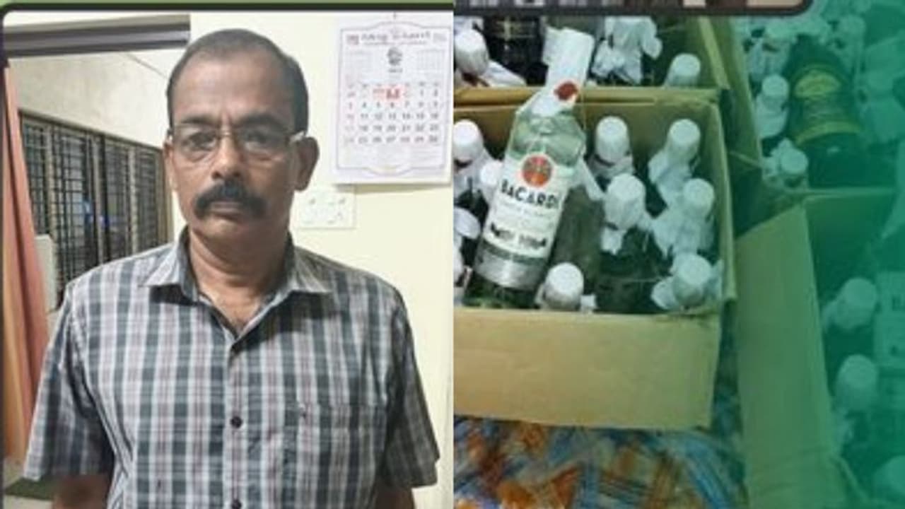 ഒന്നും രണ്ടുമല്ല, 138 കുപ്പി ! അതും മിലിട്ടറി; വീട്ടിൽ ആള് വരും കുപ്പി റെഡി, അടൂരിൽ റിട്ട. സൈനികനെ പൊക്കി ഒന്നും രണ്ടുമല്ല, 138 കുപ്പി ! അതും മിലിട്ടറി; വീട്ടിൽ ആള് വരും കുപ്പി റെഡി, അടൂരിൽ റിട്ട. സൈനികനെ പൊക്കി