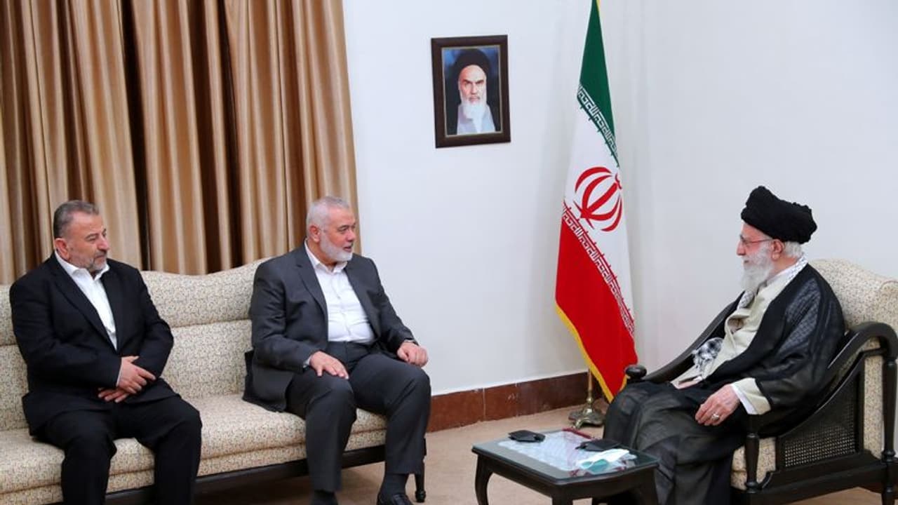 Amid Gaza war, Hamas leader Ismail Haniyeh visits Tehran for meeting with Iranian officials Amid Gaza war, Hamas leader Ismail Haniyeh visits Tehran for meeting with Iranian officials