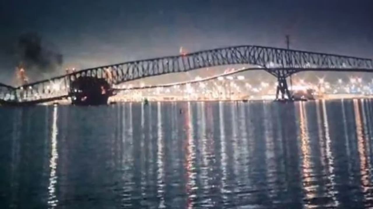 Francis Scott Key Bridge collapse: All 22 Indian crew members safe after ship collision in Baltimore