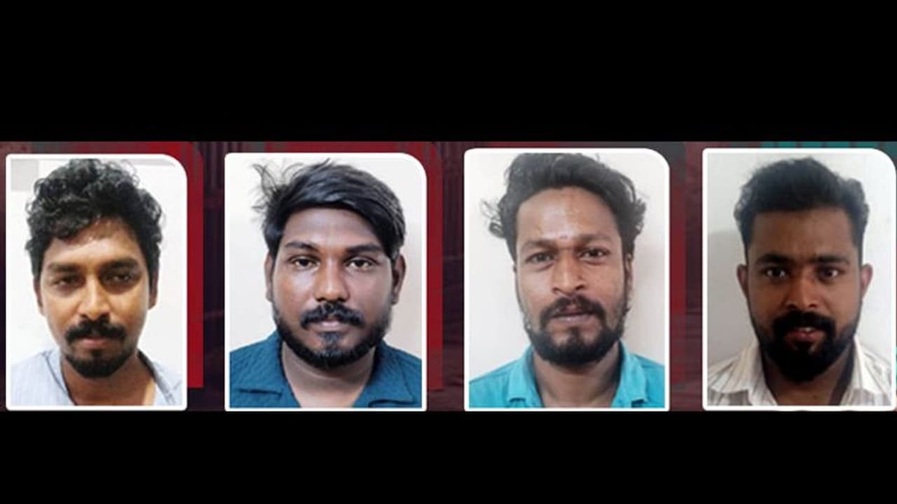 'വധശ്രമം അടക്കം നിരവധി കേസുകള്'; കുപ്രസിദ്ധരായ നാലു പേരെയും കാപ്പ ചുമത്തി നാടു കടത്തിയെന്ന് പൊലീസ് 'വധശ്രമം അടക്കം നിരവധി കേസുകള്'; കുപ്രസിദ്ധരായ നാലു പേരെയും കാപ്പ ചുമത്തി നാടു കടത്തിയെന്ന് പൊലീസ്