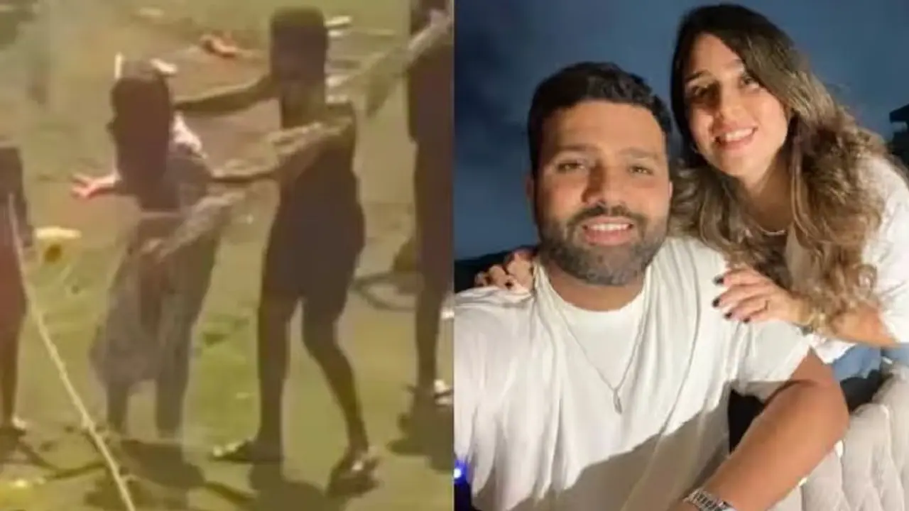 ಹೋಳಿ ಸಂಭ್ರಮಾಚರಣೆಯಲ್ಲಿ ರೋಹಿತ್ ಪತ್ನಿ ರಿತಿಕಾ ಹಗ್ ಮಾಡಿದ ಹಾರ್ದಿಕ್ ಪಾಂಡ್ಯ..! ಹಿಟ್‌ಮ್ಯಾನ್ ಫ್ಯಾನ್ಸ್ ಗರಂ