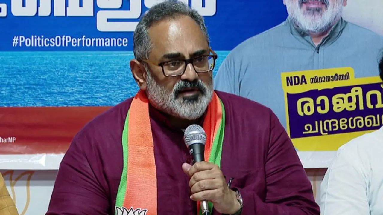 Kerala: 'Tried, tested and failed strategy'... MoS Rajeev Chandrasekhar on CPM's outburst against ED probe Kerala: 'Tried, tested and failed strategy'... MoS Rajeev Chandrasekhar on CPM's outburst against ED probe