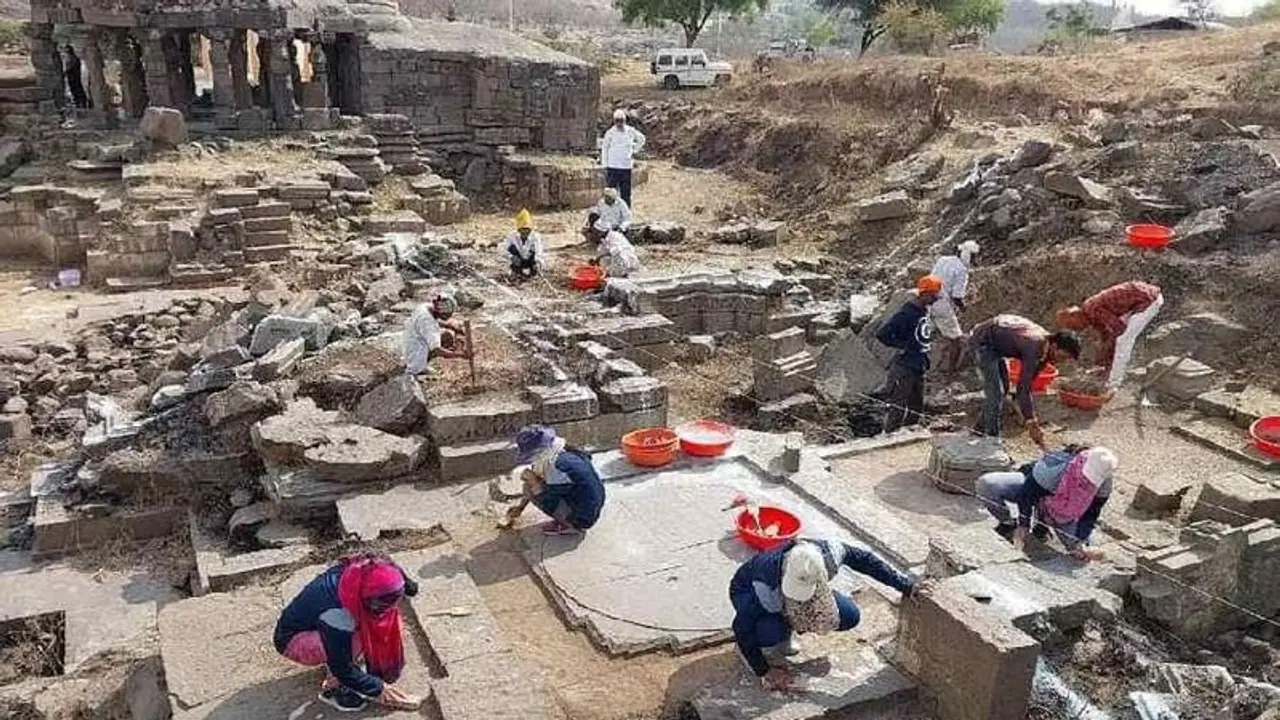 Archaeological discovery: Two temple foundations built by Yadava dynasty unearthed in Maharashtra