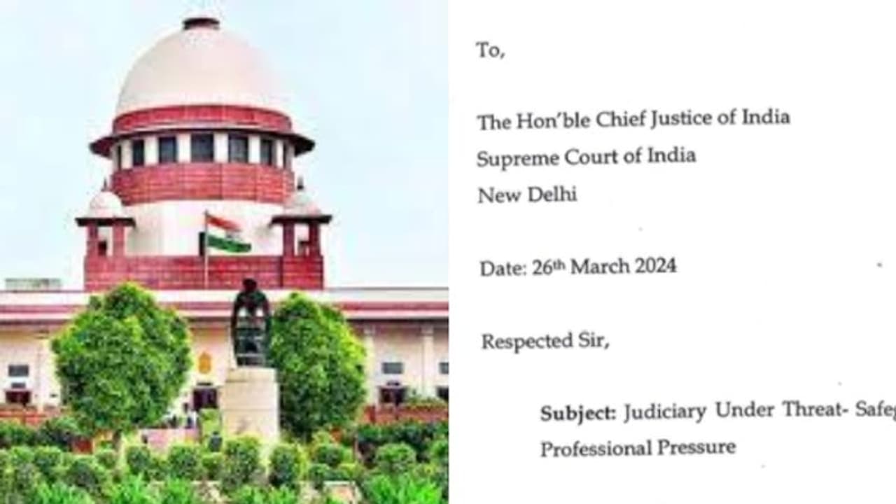 'ഇന്ത്യൻ ജുഡീഷ്യറിയുടെ വിശ്വാസ്യത തകര്ക്കാൻ ഗൂഢാലോചന'; ചീഫ് ജസ്റ്റിസിന് സുപ്രീം കോടതി അഭിഭാഷകരുടെ കത്ത് 'ഇന്ത്യൻ ജുഡീഷ്യറിയുടെ വിശ്വാസ്യത തകര്ക്കാൻ ഗൂഢാലോചന'; ചീഫ് ജസ്റ്റിസിന് സുപ്രീം കോടതി അഭിഭാഷകരുടെ കത്ത്