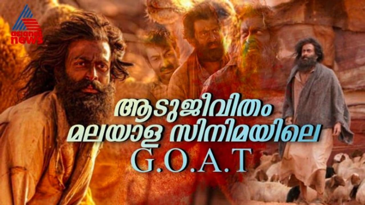 ബ്ലെസിയുടെ മാസ്റ്റര്പീസ്, പൃഥ്വിയുടെ മാന്ത്രിക നടനം; ആടുജീവിതം, ഇനി ഒരു 'ഗോട്ട്'മൂവി റിവ്യൂ ബ്ലെസിയുടെ മാസ്റ്റര്പീസ്, പൃഥ്വിയുടെ മാന്ത്രിക നടനം; ആടുജീവിതം, ഇനി ഒരു 'ഗോട്ട്'മൂവി റിവ്യൂ