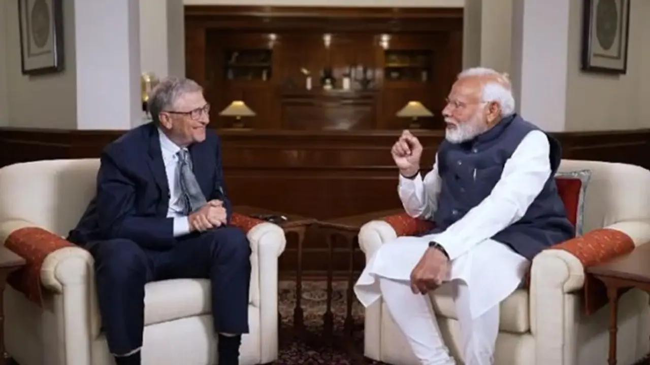 PM Modi meets Bill Gates: ஏஐ முதல் பெண்கள் மேம்பாடு வரை.. பிரதமர் மோடி பில் கேட்ஸ் உரையாடல்.. முக்கிய அம்சம் PM Modi meets Bill Gates: ஏஐ முதல் பெண்கள் மேம்பாடு வரை.. பிரதமர் மோடி பில் கேட்ஸ் உரையாடல்.. முக்கிய அம்சம்
