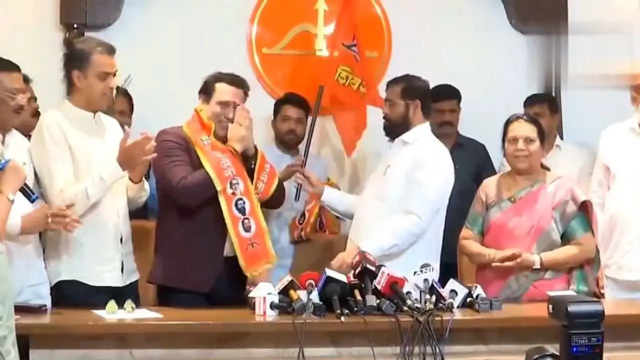 Days after joining Shinde's Shiv Sena, actor Govinda visits Trimbakeshwar to seek blessings ahead of LS polls